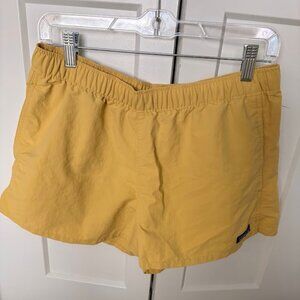 Patagonia Sunny Yellow 3 inch Baggie Shorts